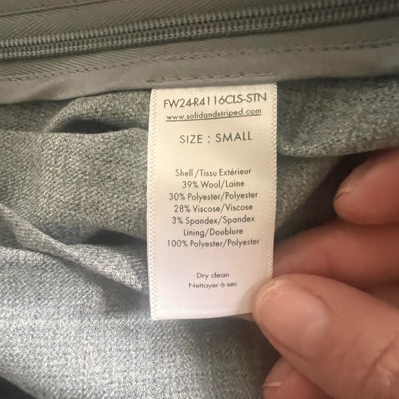 Solid & Striped The Mini Bonnie Wool-Blend Skirt Women's Small - NWOT - Picture 8 of 11